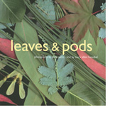 The cover of Leaves and Pods features a collage of collected greenery.