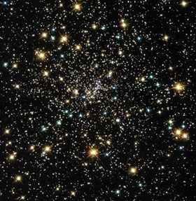 Hubble Space Telescope photo of star cluster NGC 6397.