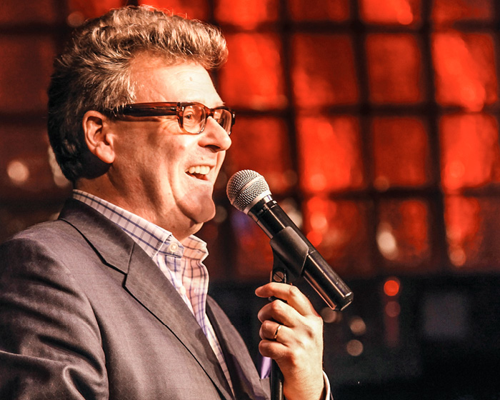 Greg Proops doing a stand-up comedy show