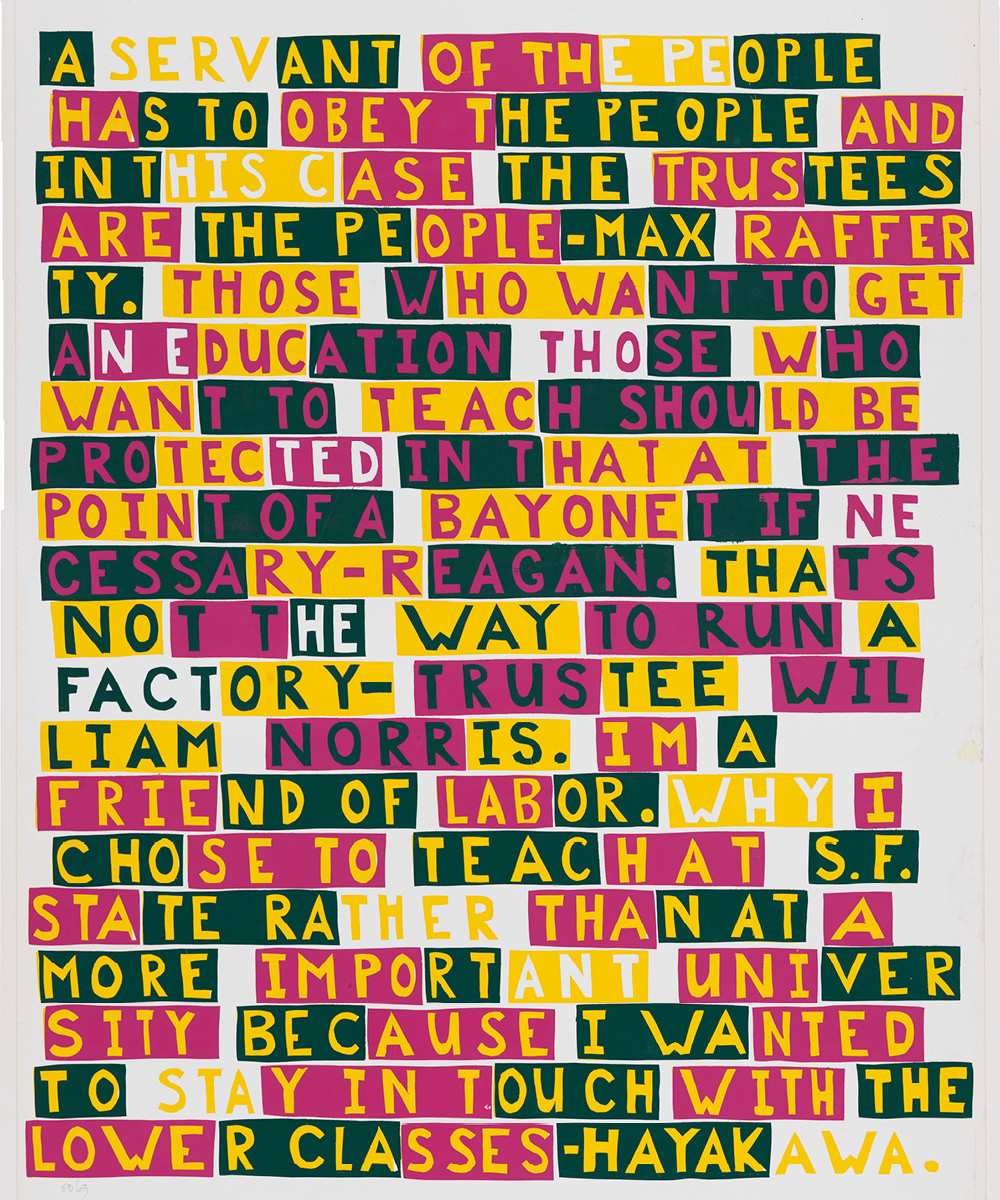 Poster of word collage