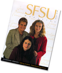Cover of the SFSU Magazine Fall Edition