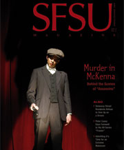 The cover of the spring/summer 2004 Issue of SFSU Magazine