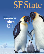 Cover of spring/summer 2007 magazine with penguins