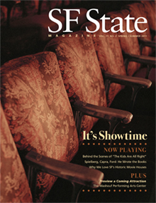 Cover of spring/summer 2011 magazine with theatre seats