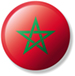 Photo of styilized round Moroccan flag