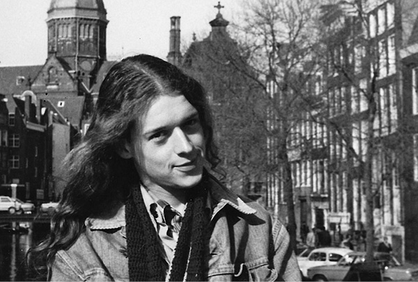 Cleve Jones as a young man in Amsterdam