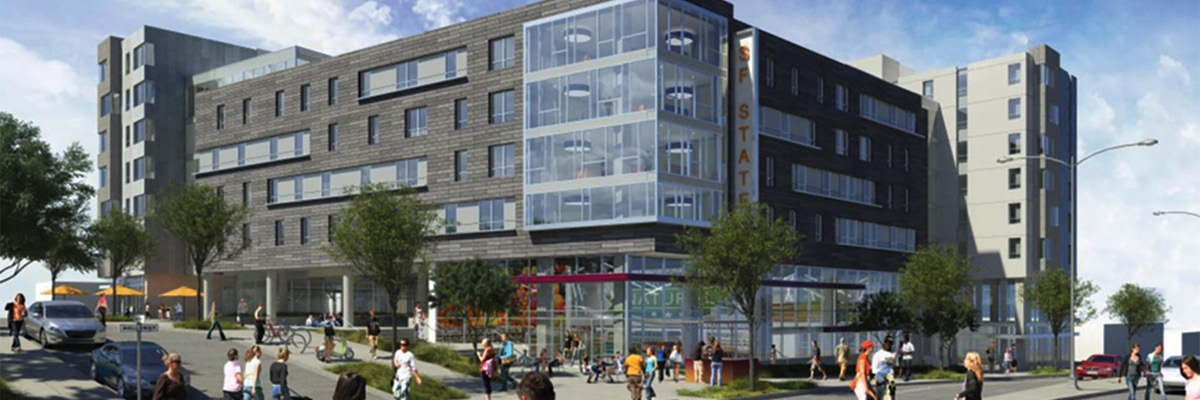 Rendering of new housing unit on Holloway