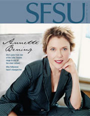 Cover of spring/summer 2005 magazine with Annette Bening