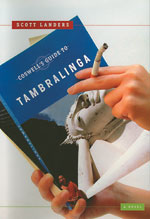 The cover of Coswell’s guide to tambralinga features a hand opening this book. The hand is also holding a cigarette