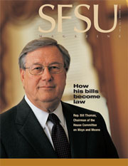 Cover of fall/winter 2005 magazine with Bill Thomas