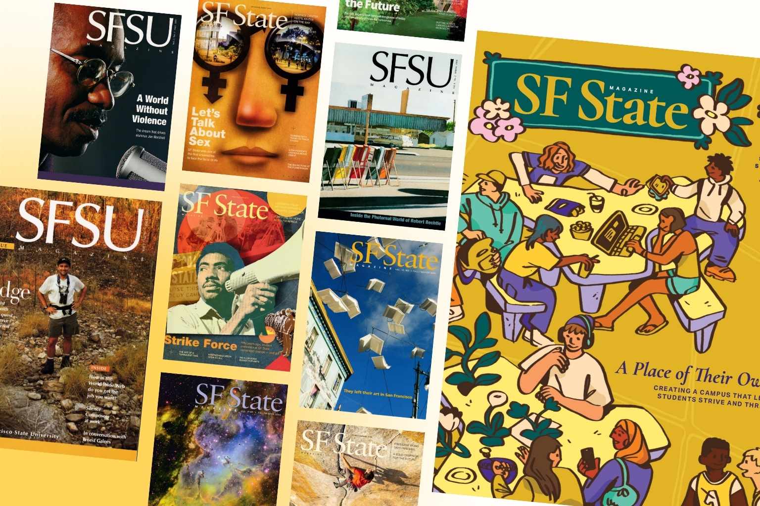 Progression of SF State Magazine