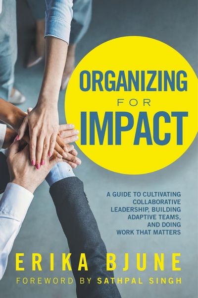 Book cover featuring a hand stack