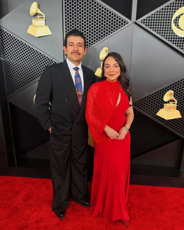 Zach Pereyra and Guthrie Mackenzie on the Grammy Awards red carpet
