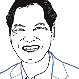 Illustration of Russell Jeung