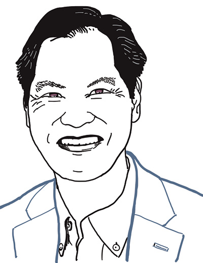Illustration of Russell Jeung
