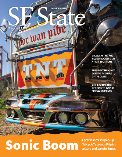 Cover of SFSU Magazine Fall Winter 2021 Issue