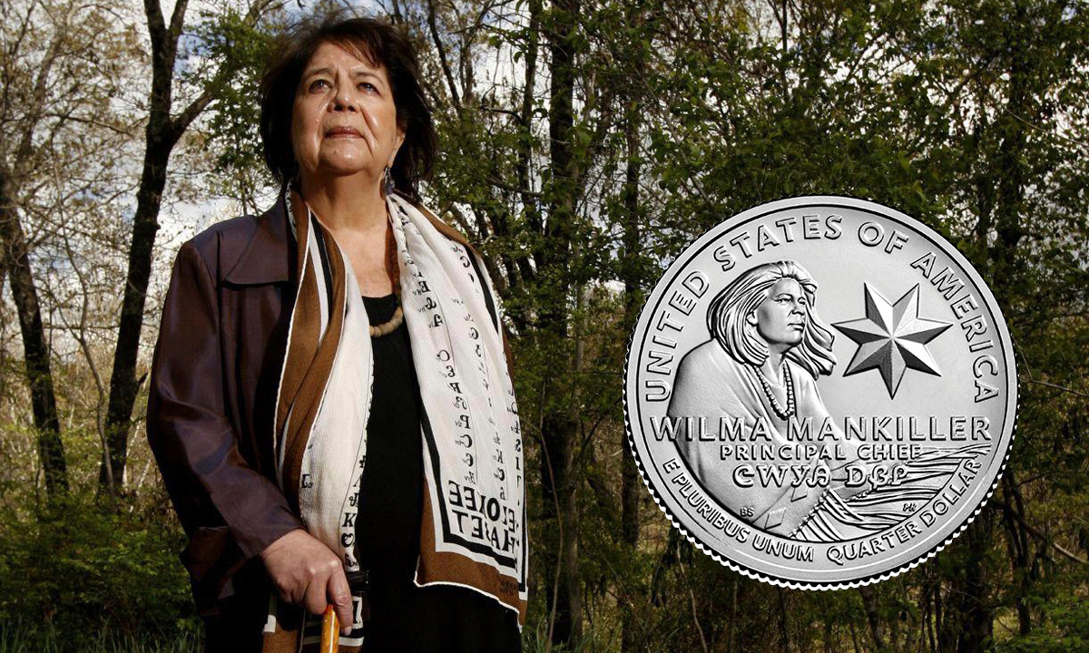 Wilma mankiller and her coin