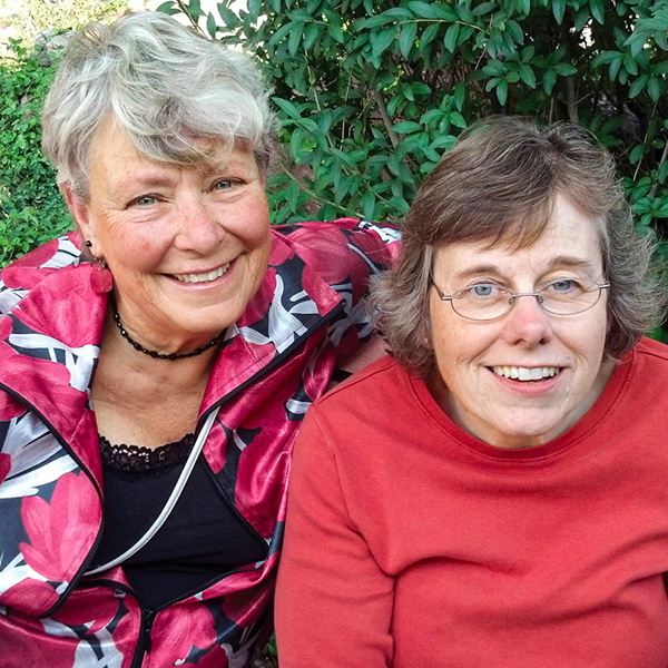 Sisters Ellen (left) and Marie Louis Moore.